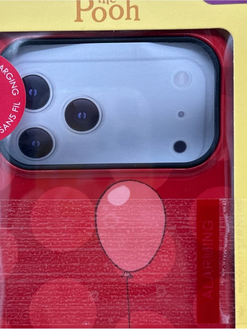 Disney Winnie the Pooh Red With Balloon IPhone 17 Pro Max Case Cover NIB